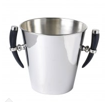 Ice Bucket with Horn Handles